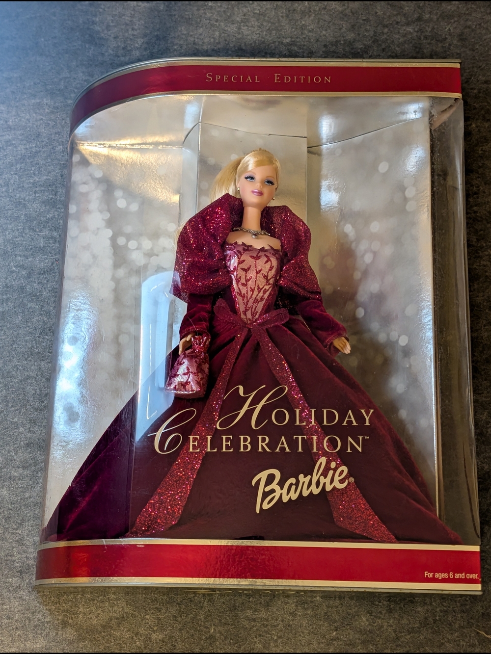 Barbie Holiday Celebration Special Edition Doll - Burgundy